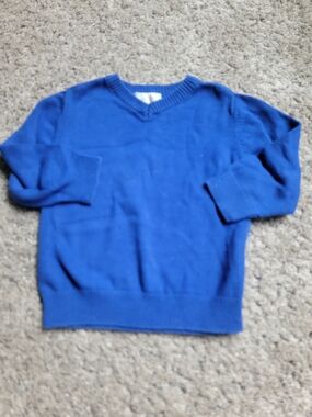 The Children's Place Royal Blue V‑Neck Sweater 24M